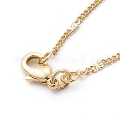 Rack Plating Brass Handmade Necklaces&nbsp;X-CHC-E011-07A-2mm-G