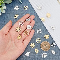 24Pcs 6 Style Stainless Steel Links Connectors&nbsp;STAS-UN0027-65