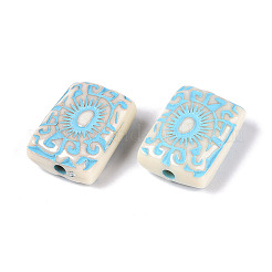 Painted Opaque Acrylic Beads&nbsp;OACR-T029-02J
