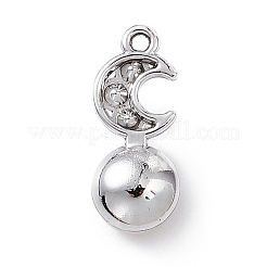 Alloy Rhinestone Pendants&nbsp;PALLOY-P287-18P-02