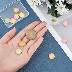 20Pcs PVD Vacuum Plating 304 Stainless Steel Charms&nbsp;STAS-UN0021-63M