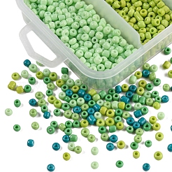 1900Pcs 5 Colors Baking Paint Glass Seed Beads&nbsp;SEED-YW0001-76D