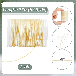 Round Polyester Sewing Threads&nbsp;OCOR-WH0108-39B