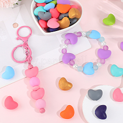 60Pcs 10 Colors Food Grade Eco-Friendly Silicone Focal Beads&nbsp;FIND-PA0001-03