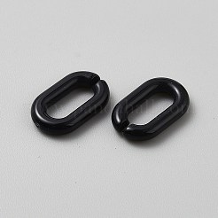 Opaque Acrylic Linking Rings&nbsp;SACR-WH0001-37L