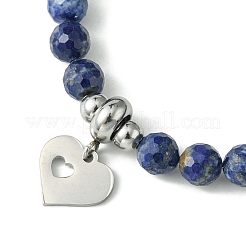 Natural Lapis Lazuli Beaded Bracelets&nbsp;BJEW-JB09886-01