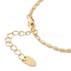 Brass Column Link Chain Necklace Making&nbsp;AJEW-B189-02G