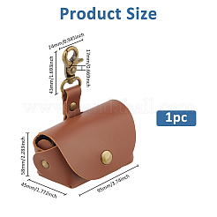 PU Leather Ring Storage Gift Cases with Iron Rings & Clasps&nbsp;AJEW-WH0348-484A