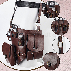 Retro PU Leather Magic Potions Belt Pouch Waist Bags&nbsp;AJEW-WH0270-362
