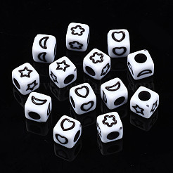 Opaque Acrylic Beads&nbsp;SACR-S273-40