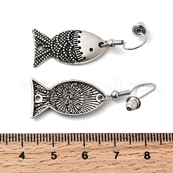 Fish Alloy Dangle Earrings&nbsp;EJEW-C167-01AS