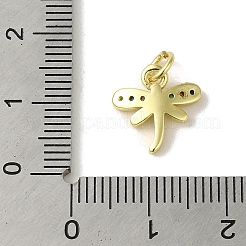 Brass Micro Pave Colorful Cubic Zirconia Charms&nbsp;KK-M283-26B-02
