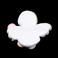 Cute Duck Opaque Resin Cabochons&nbsp;RESI-L038-07P-06