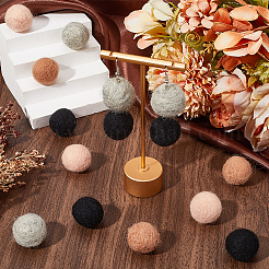 40Pcs 4 Colors Wool Felt Balls&nbsp;DIY-SC0029-40B