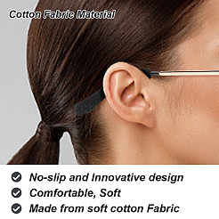 5 Pairs Woolen Yarn Elastic Eyeglasses Temple Tips Sleeve Retainer&nbsp;FIND-AN0001-53