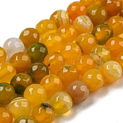 Natural Agate Beads Strands&nbsp;G-E469-02-6mm