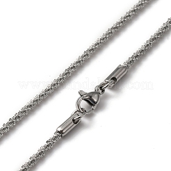 Non-Tarnish 304 Stainless Steel Link Chain Bracelets & Necklaces&nbsp;SJEW-F220-01A-P