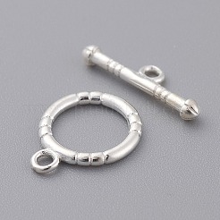 925 Sterling Silver Toggle Clasps&nbsp;STER-A008-21