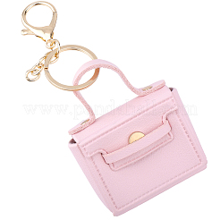 1Pc PU Leather Bag Keychains&nbsp;KEYC-CL0001-40A