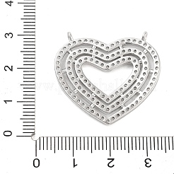 Brass Micro Pave Cubic Zirconia Pendants&nbsp;KK-P280-01P