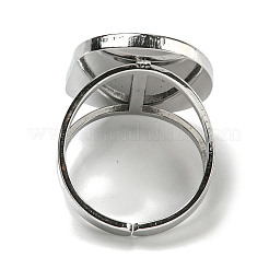 304 Stainless Steel Open Cuff Rings&nbsp;RJEW-C079-19P