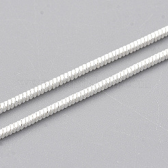 Brass Square Snake Chain Necklace Making&nbsp;MAK-T006-10A-S
