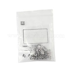 16Pcs 4 Styles 304 Stainless Steel Stud Earring Findings&nbsp;STAS-FS0001-83P