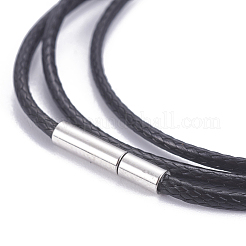 Waxed Cord Necklace Making&nbsp;MAK-L019-02A