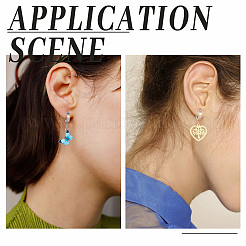 20Pcs 5 Style Stainless Steel Huggie Hoop Earrings Findings&nbsp;STAS-SC0004-51