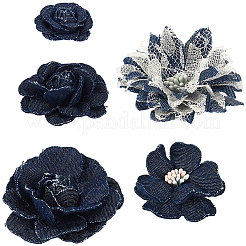 10Pcs 5 Styles Polyester Ornament Accessories&nbsp;DIY-CY0003-20A