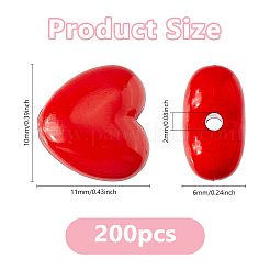 200Pcs Opaque Acrylic Beads&nbsp;FIND-DC0006-53