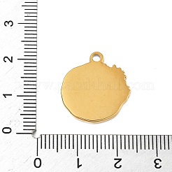 304 Stainless Steel Pendants&nbsp;STAS-S177-03G