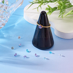 10Pcs 5 Colors Cubic Zirconia Cabochons&nbsp;ZIRC-TA0001-32