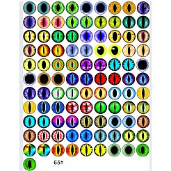 Printed Transparent Glass Cabochons&nbsp;GL-CBAA22A-06