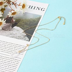 Brass Cubic Zirconia Pendant Necklace&nbsp;NJEW-JN03531-01