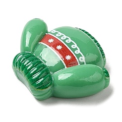 Christmas Theme Opaque Resin Cabochons&nbsp;RESI-E043-01O