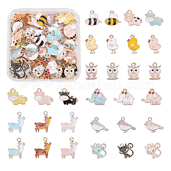 Alloy Enamel Pendants&nbsp;ENAM-BC0001-03