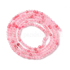 Natural Rhodonite Beads Strands&nbsp;G-Z083-A01-2mm