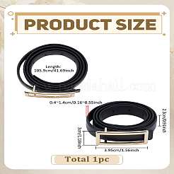 Imitation Leather Chain Belt&nbsp;AJEW-WH0314-816A