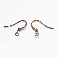 Brass Ear French Earring Hooks&nbsp;LS-KK-K225-11-AB