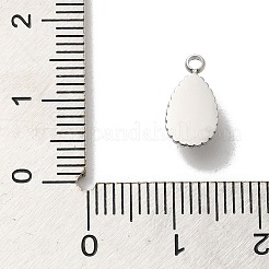 Natural Amethyst Teardrop Charms&nbsp;X-STAS-B074-04P-04