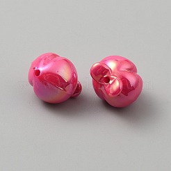 UV Plating Opaque Acrylic Beads&nbsp;OACR-A039-01D