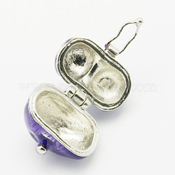 Brass Prayer Box Pendants&nbsp;KK-Q198-M