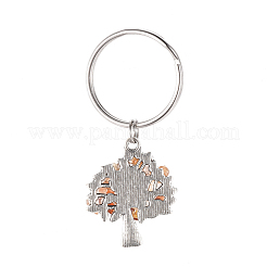 Chip Natural Red Agate/Carnelian Keychain&nbsp;KEYC-JKC00219-06