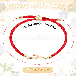 1Pc Adjustable Nylon Cord Slider Bracelets for Women&nbsp;BJEW-LP0001-32V-02