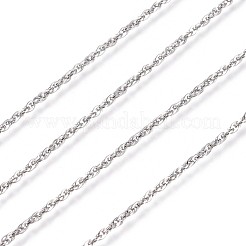Tarnish Resistant 304 Stainless Steel Rope Chains&nbsp;CHS-L024-016A