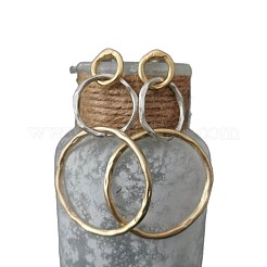 Ring Zinc Alloy Dangle Stud Earrings&nbsp;FS-WG76F73-01
