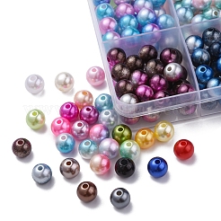 840Pcs 28 Styles ABS Plastic Imitation Pearl Beads&nbsp;OACR-FS0001-41