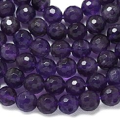 Natural Amethyst Beads Strands&nbsp;G-B165-A10-8mm
