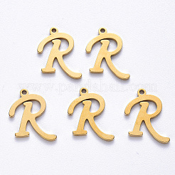 PVD Vacuum Plating 201 Stainless Steel Charms&nbsp;LS-STAS-R105-R-G